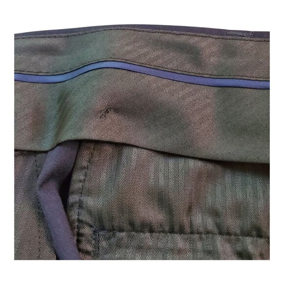 LAUREN RALPH LAUREN SZ 38X32 Men's Navy Flat Front Dress Slacks Trouser - Picture 5 of 7